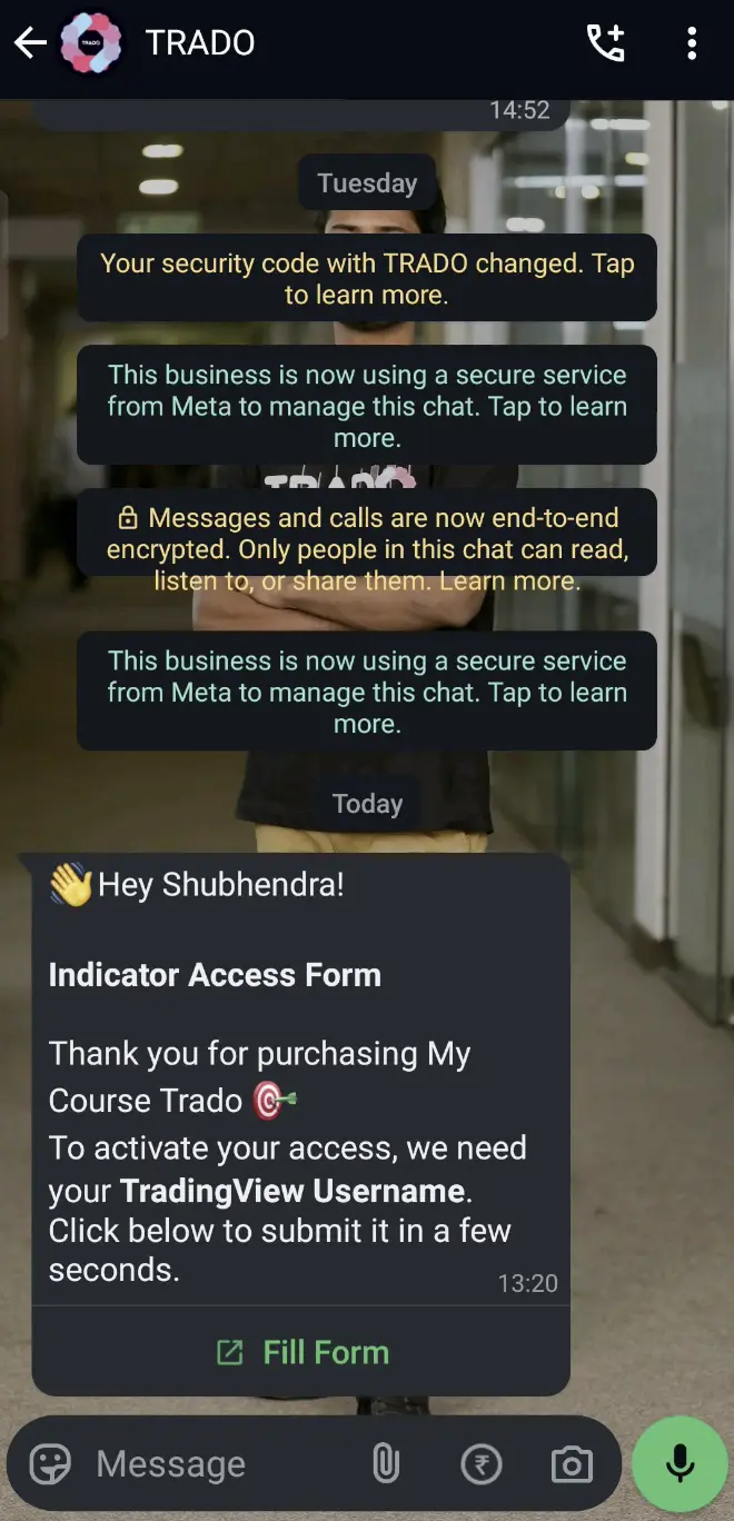 Invite Link screenshot