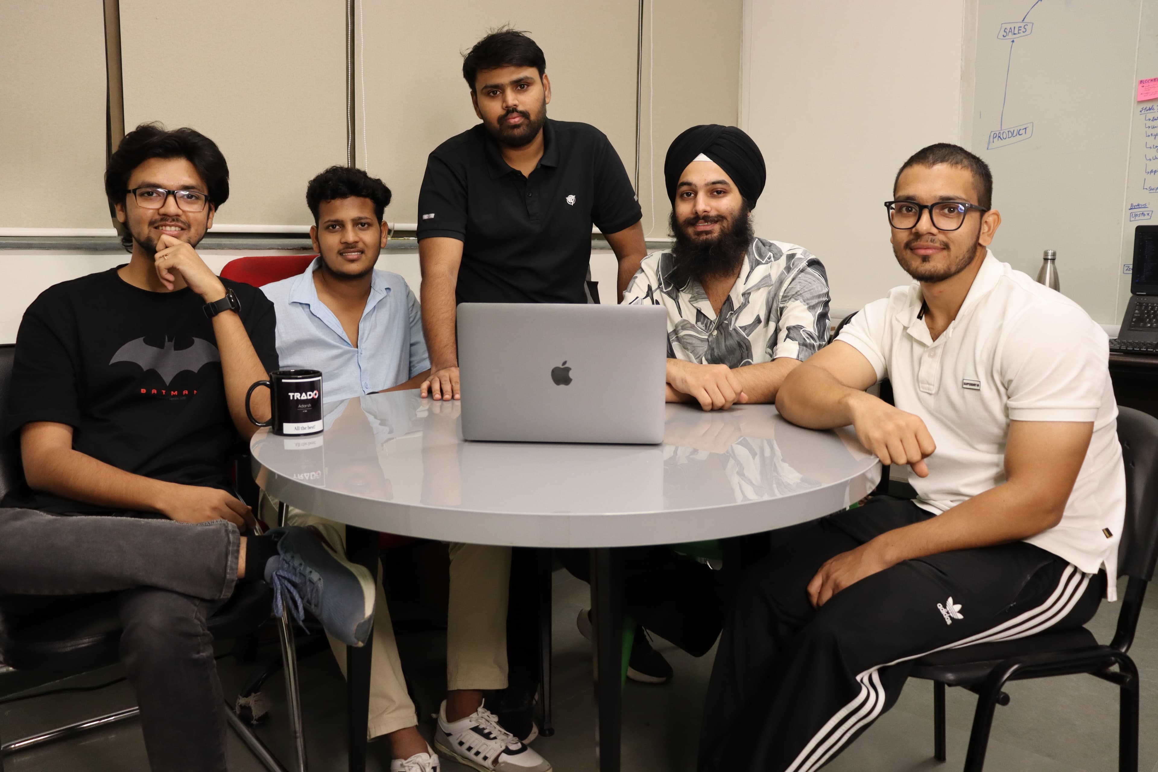 Team at the workspace