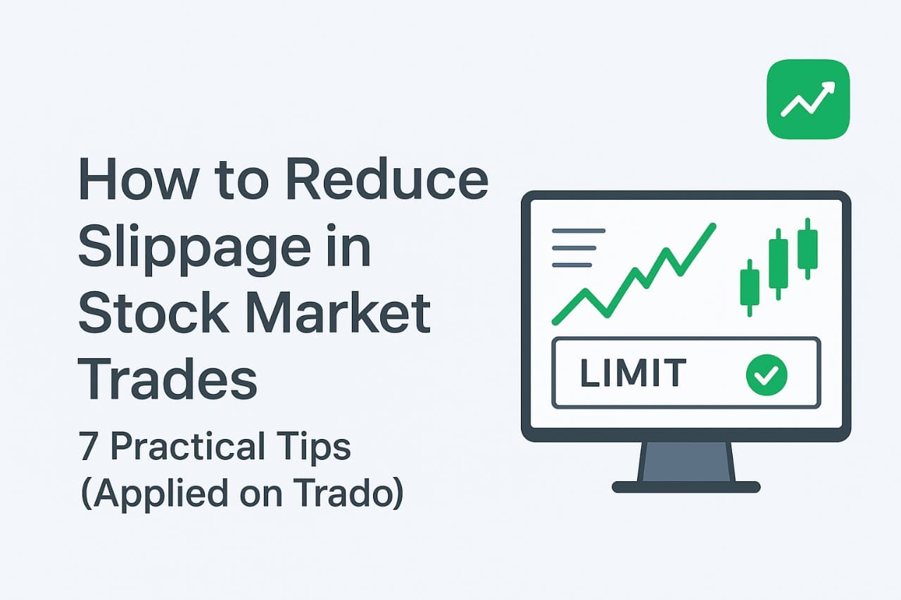 Reduce Slippage in Stock Market Trades: 7 Practical Tips Using Trado
